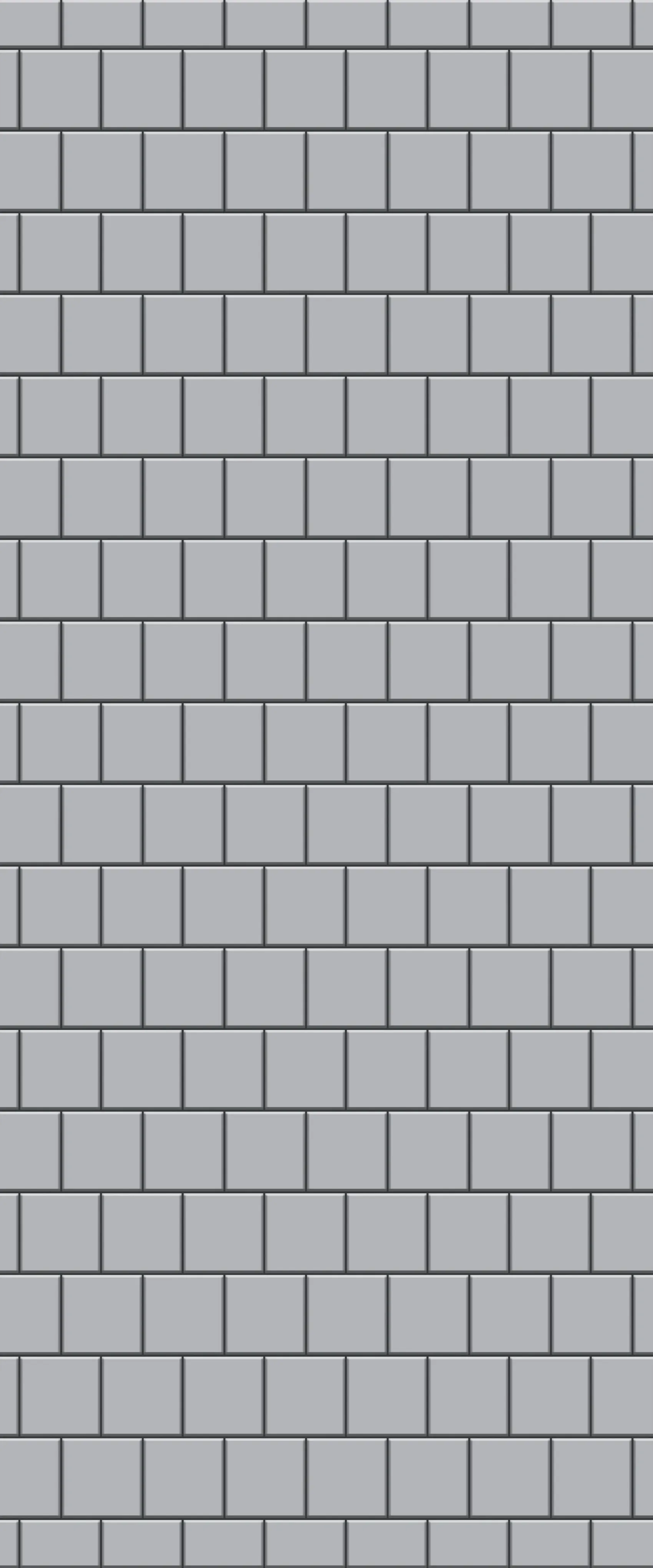 Sample of Grey Large Squares Acrylic Shower Wall Panel 2440mm x 1220mm (3mm Thick)