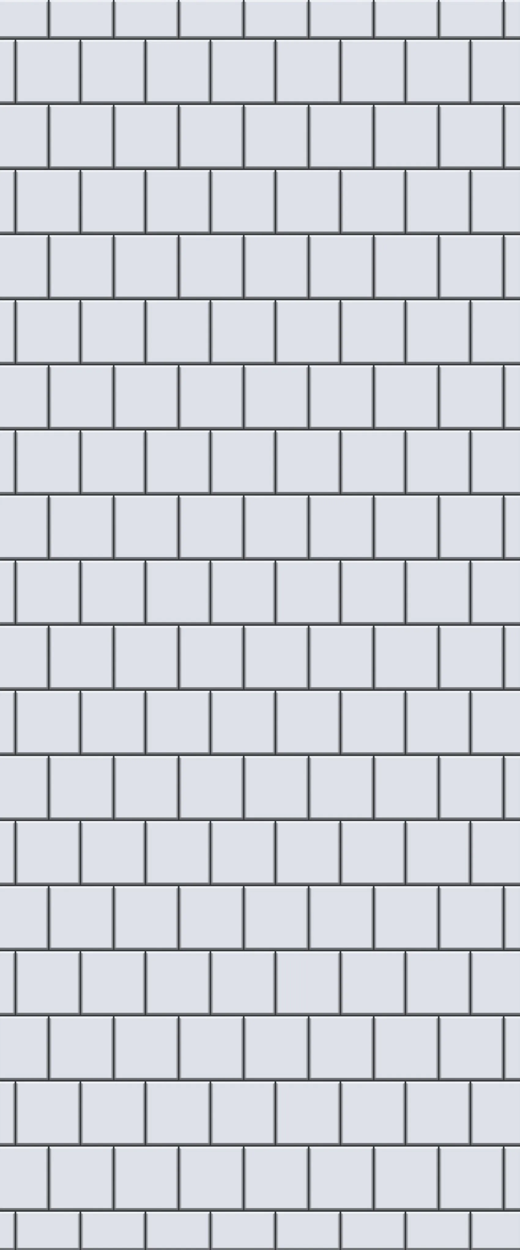 Sample of Grey Large Squares Acrylic Shower Wall Panel 2440mm x 1220mm (3mm Thick)