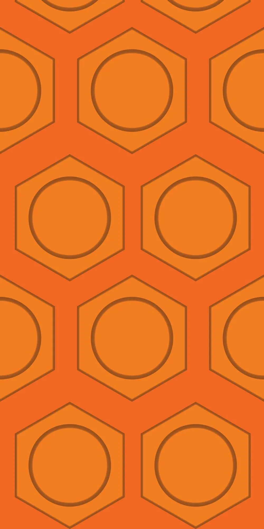 Sample of Hexagonal Discs Acrylic Wall Panels Home Decor Wall Panels 2440mmm x 1220mm