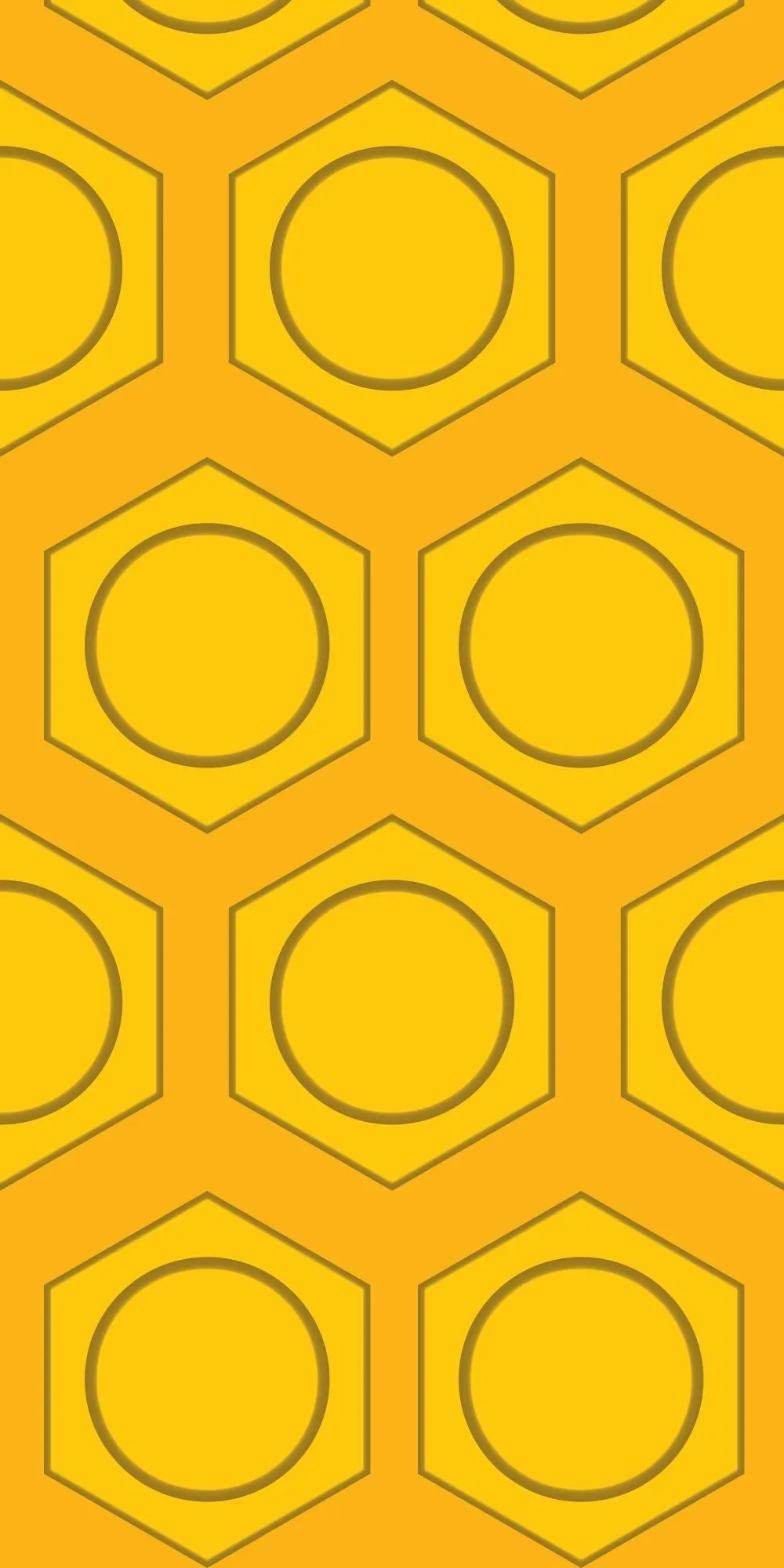 Sample of Hexagonal Discs Acrylic Wall Panels Home Decor Wall Panels 2440mmm x 1220mm