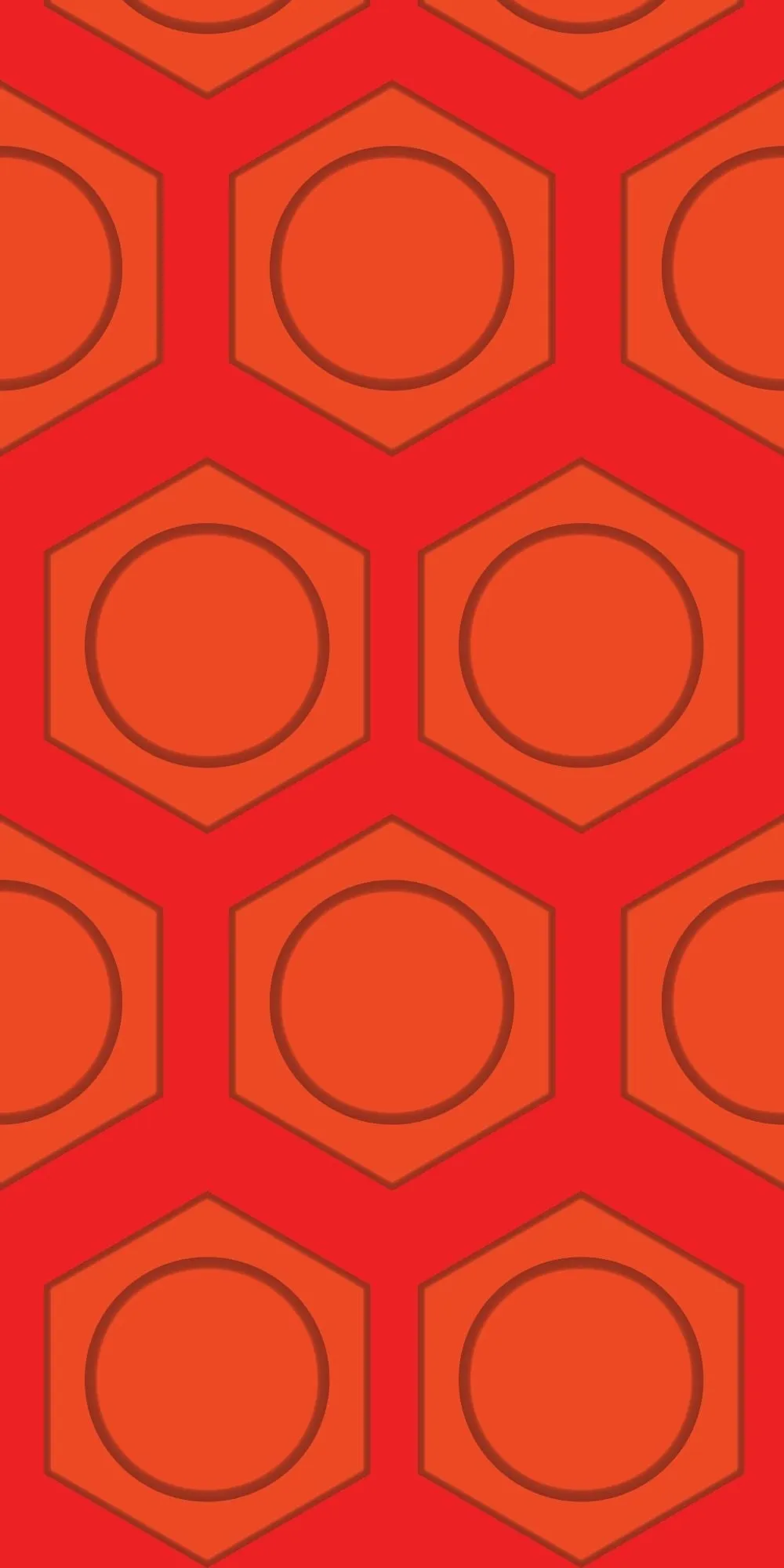 Sample of Hexagonal Discs Acrylic Wall Panels Home Decor Wall Panels 2440mmm x 1220mm