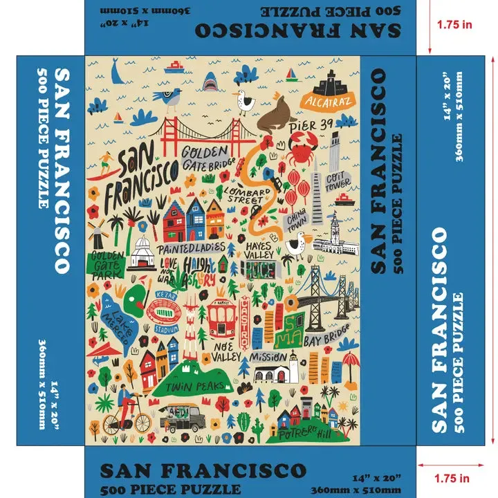 San Francisco Cartoon Puzzle