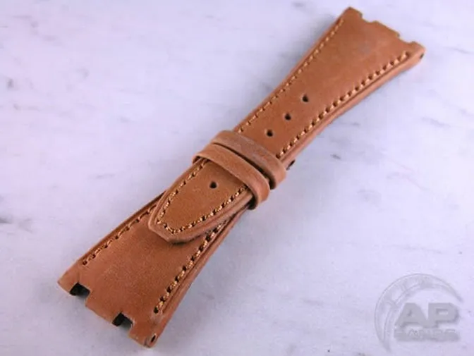 Scamosciato Burnt Tan Strap For Audemars Piguet Royal Oak Offshore