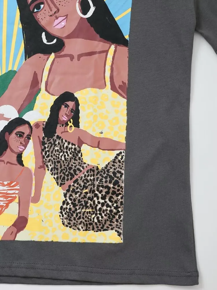 Short Sleeve Graphic Print Tee