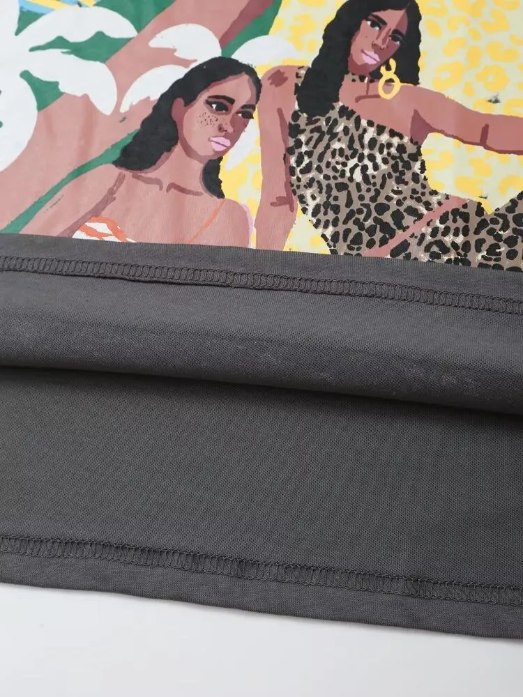 Short Sleeve Graphic Print Tee