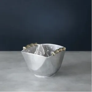 Sierra Modern Bamboo Elena Medium Bowl w/Handles