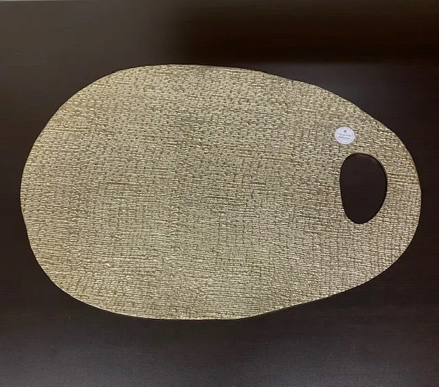 Sierra Modern Plano Extra Large Long Oval Platter Gold