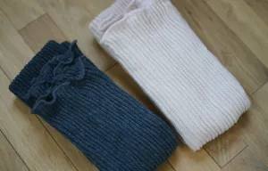 Silk Cotton Double-weave Leg Warmers
