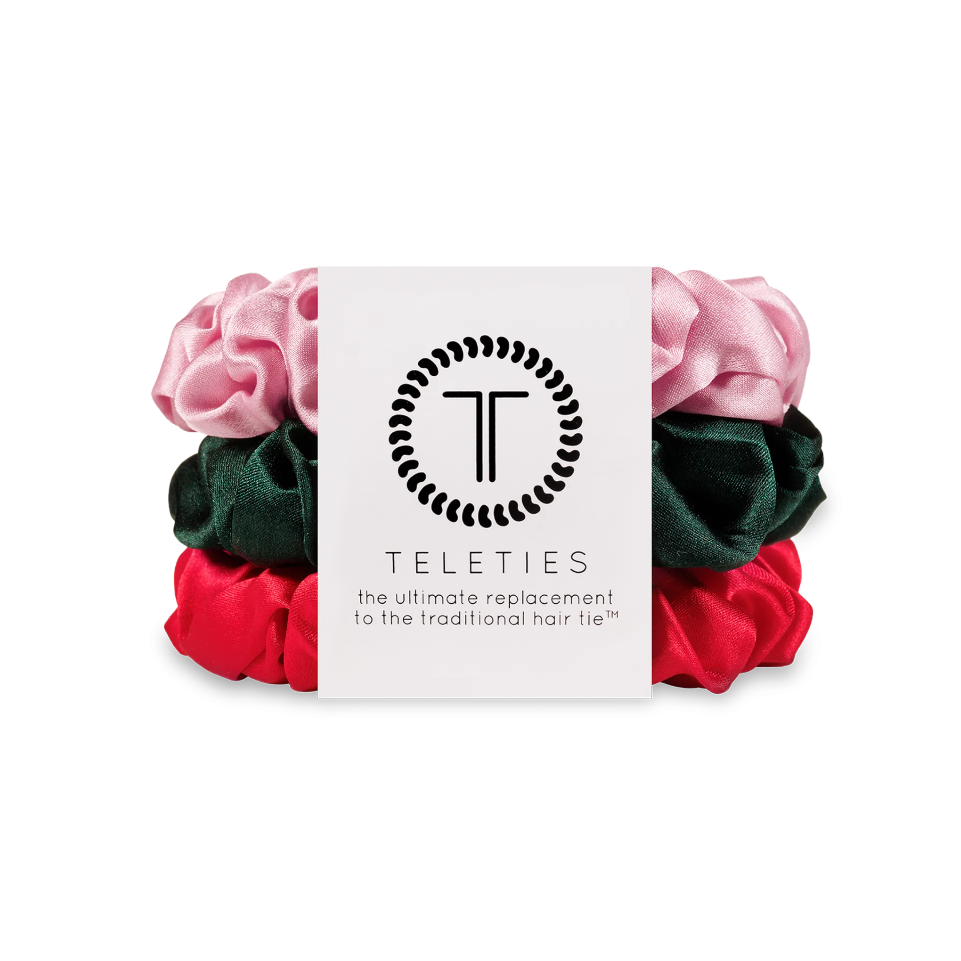 Silk Hair Scrunchie | Large | Poinsettia