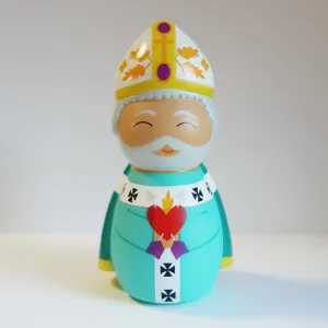 St. Augustine of Hippo Shining Light Doll