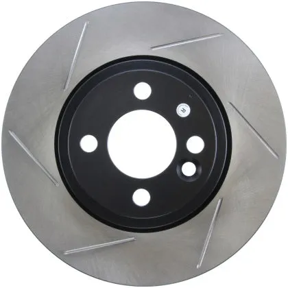 Stoptech Front Left Slotted Rotors for using Spoon Calipers on 4 Lug Application
