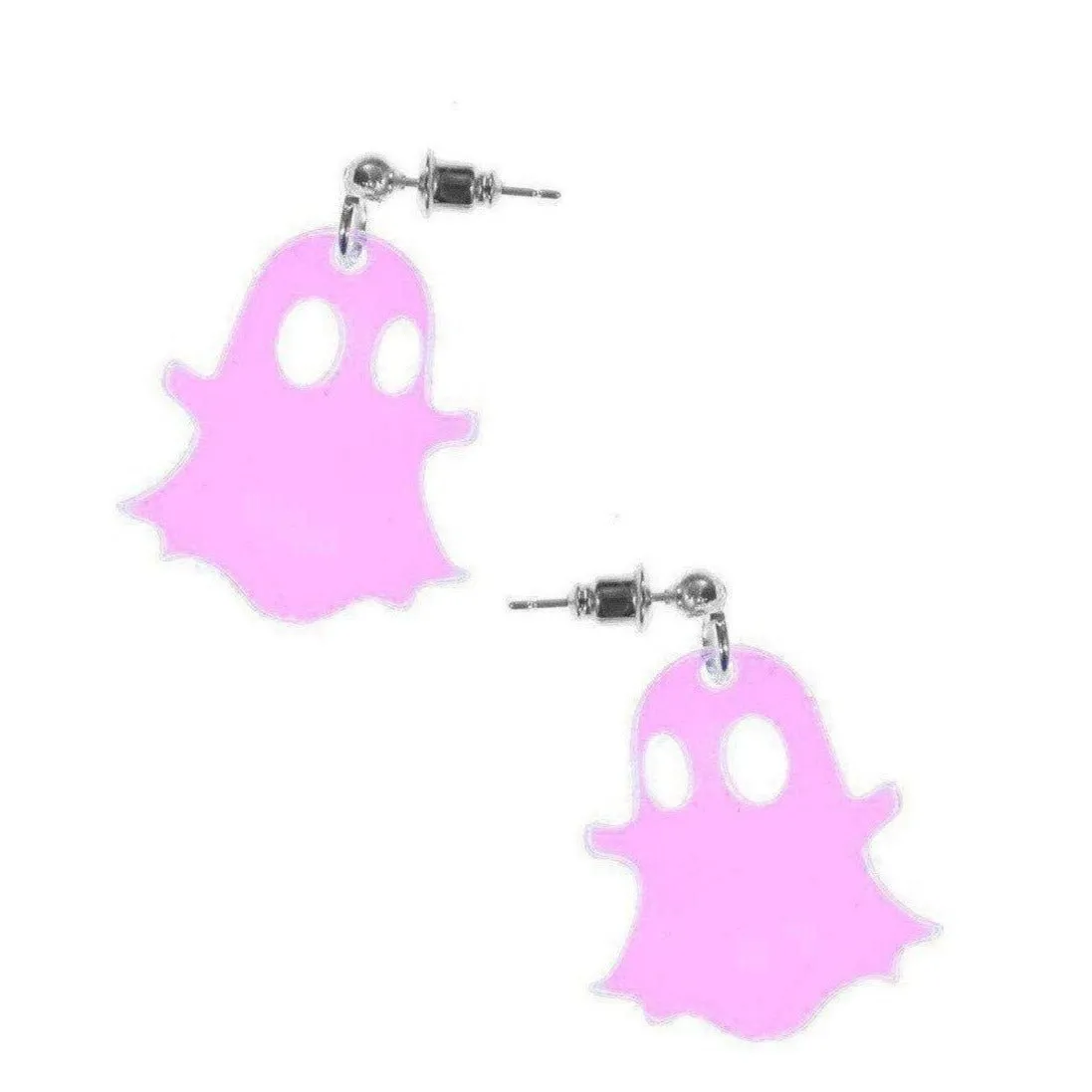 Suzywan DELUXE Holographic Ghost Halloween Earrings