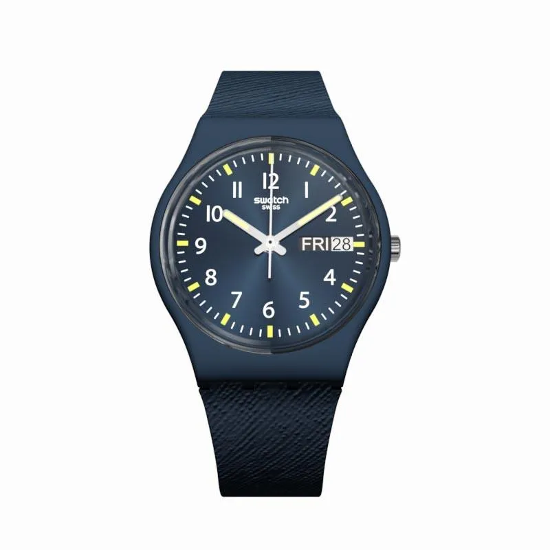 Swatch Sir Blue Originals Gent 34mm Quartz SO28N702