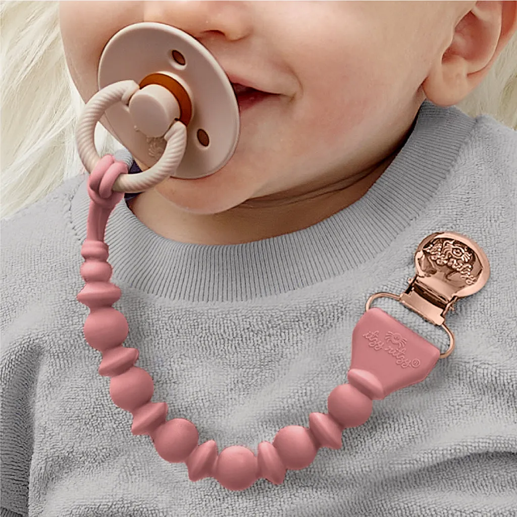 Sweetie Strap™ - Beaded Pacifier Clip