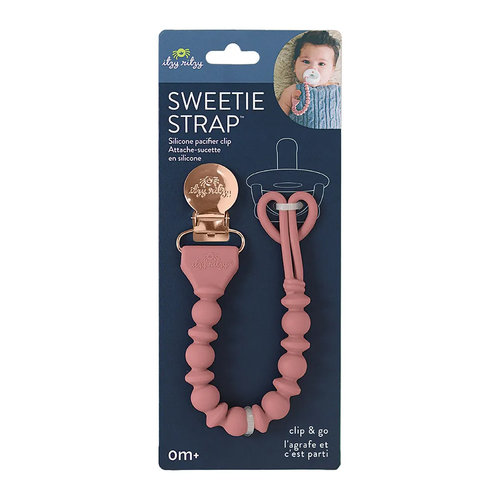 Sweetie Strap™ - Beaded Pacifier Clip
