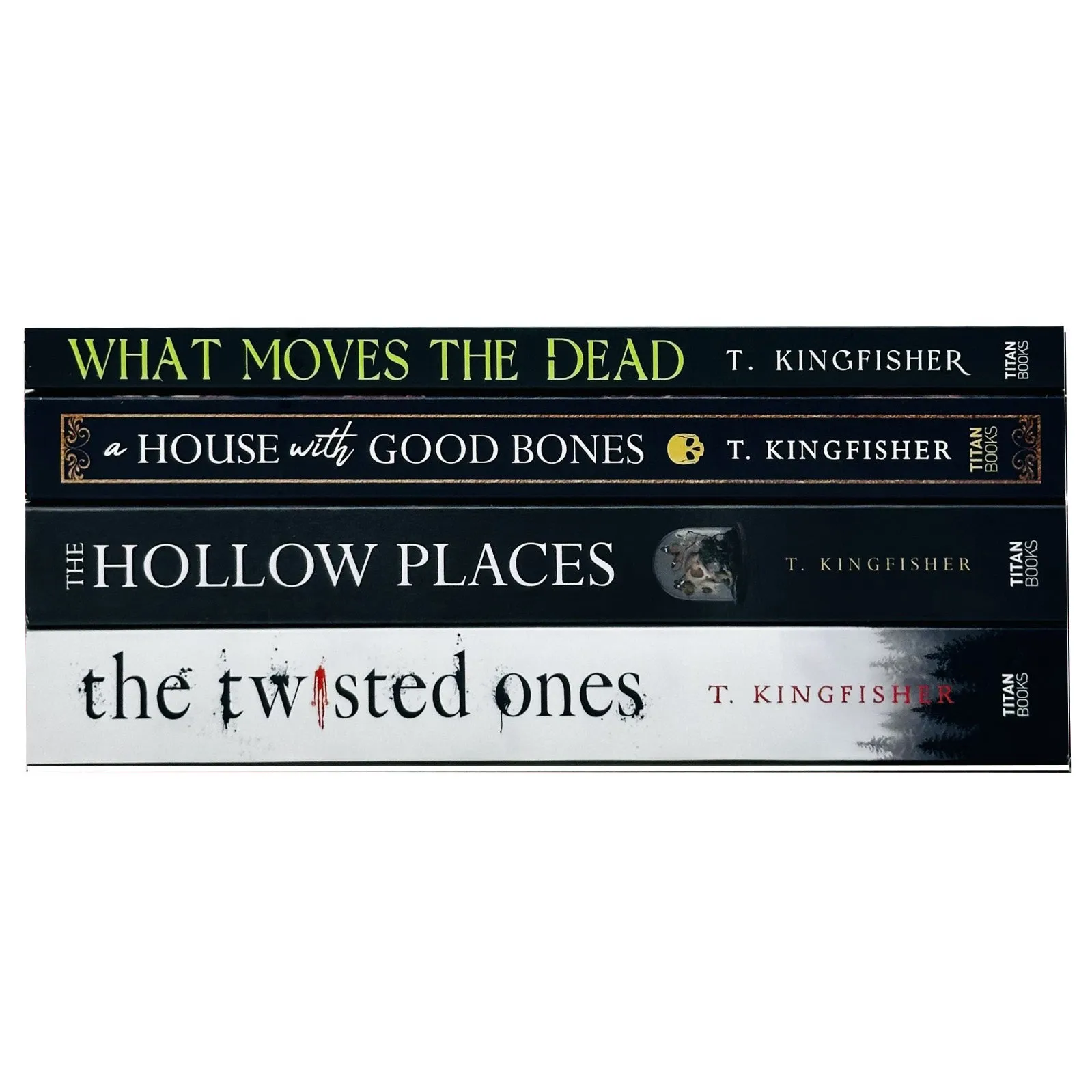 T Kingfisher Collection 4 Books Set (What Moves The Dead, A House with Good Bones, The Hollow Places and The Twisted Ones)