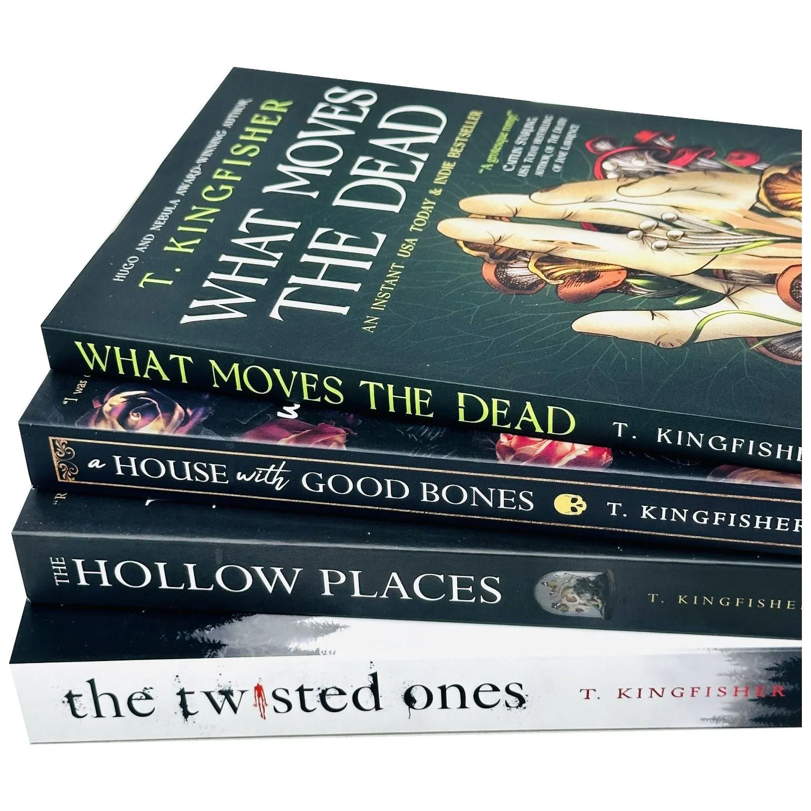 T Kingfisher Collection 4 Books Set (What Moves The Dead, A House with Good Bones, The Hollow Places and The Twisted Ones)