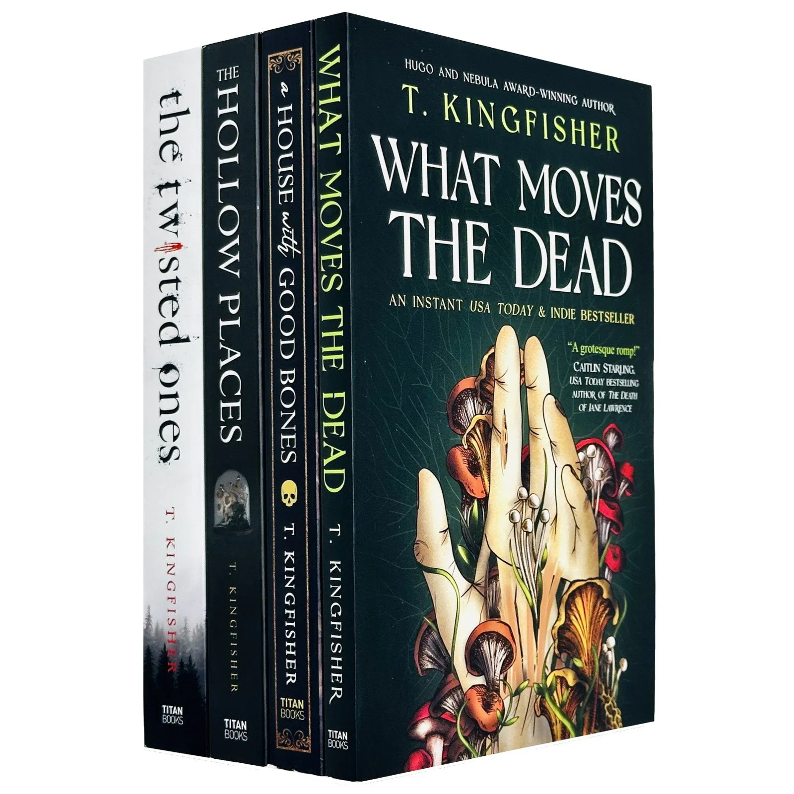 T Kingfisher Collection 4 Books Set (What Moves The Dead, A House with Good Bones, The Hollow Places and The Twisted Ones)