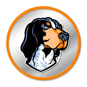 Tennessee Volunteers: Mascot - Modern Disc Mirrored Wall Sign