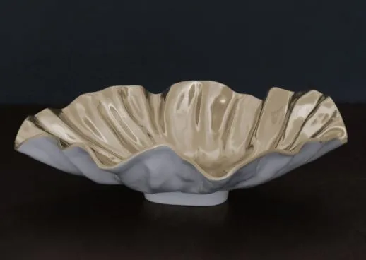 Thanni Bloom Large Bowl- White