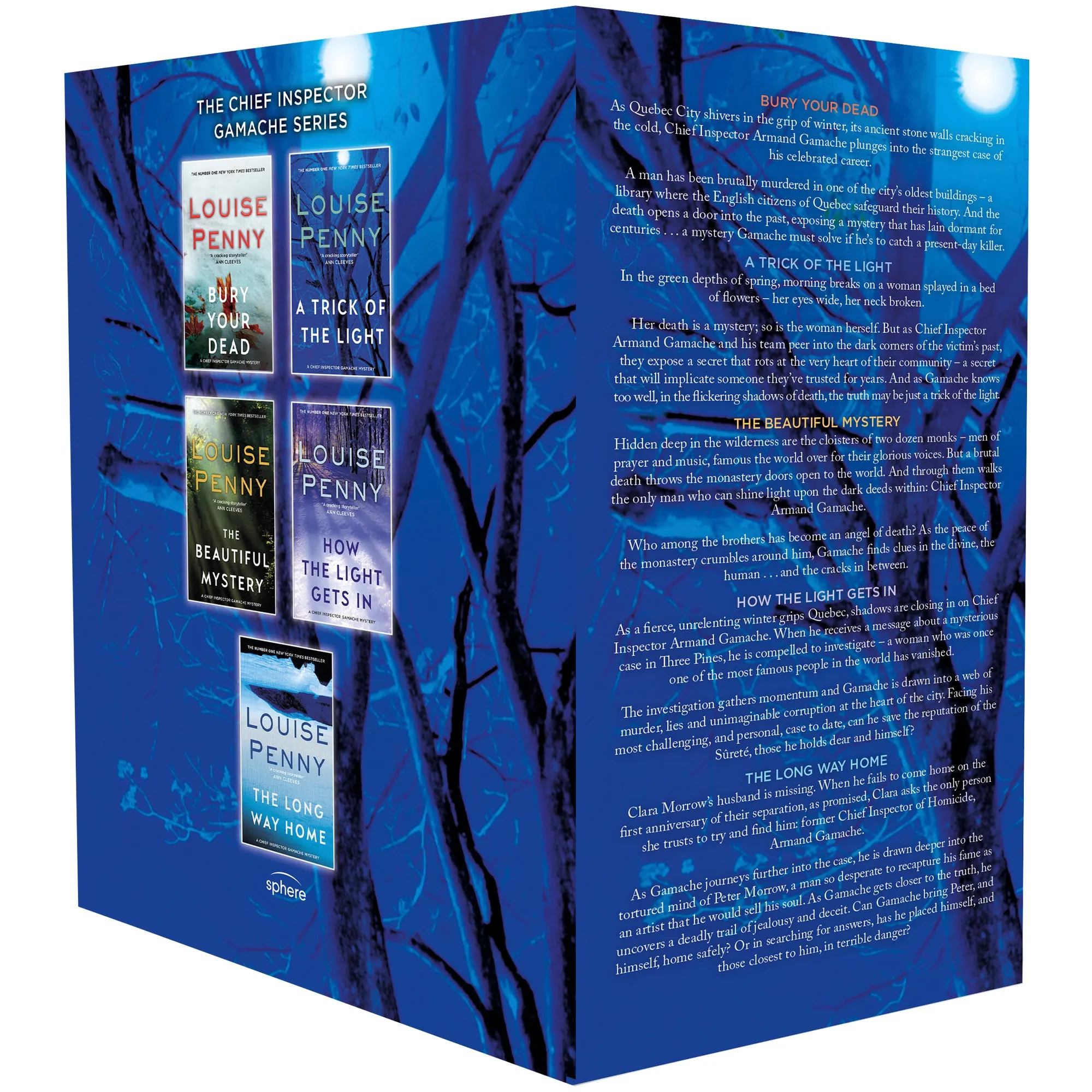 The Chief Inspector Gamache Series Books 6 - 10 Collection Box Set by Louise Penny