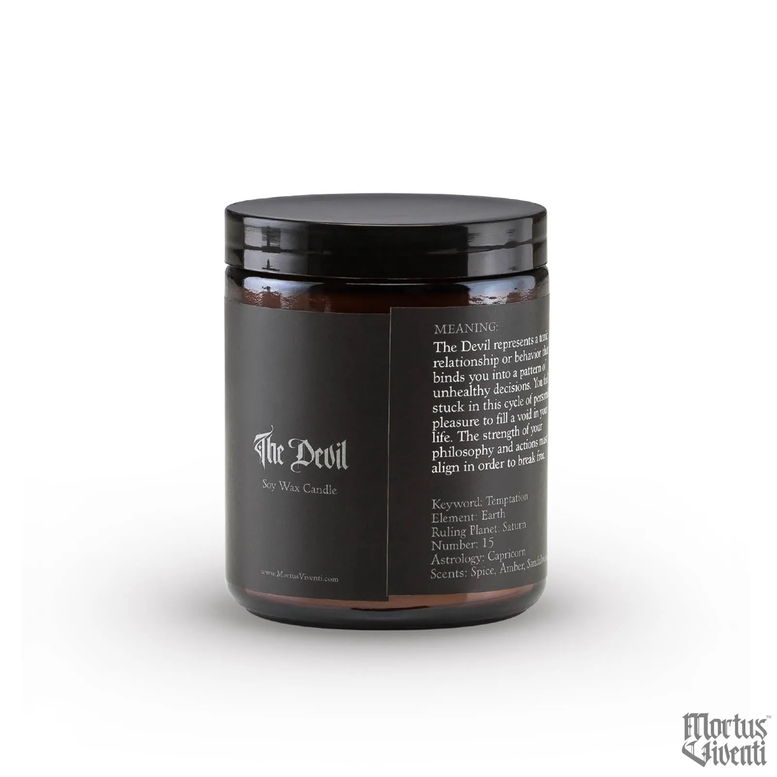 The Devil Tarot Card Soy Candle