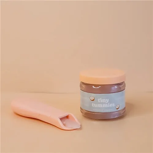 Tiny Tummies Coconut Yoghurt food jar and spoon set