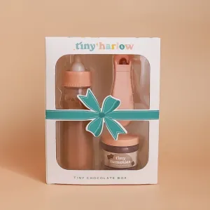 Tiny Tummies Puree & Milk Bottle Set - Chocolate