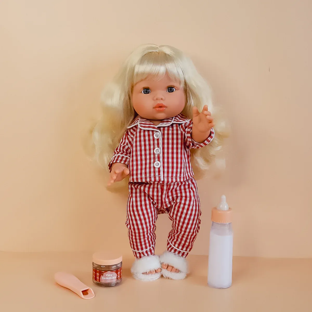 Tiny Tummies Puree & Milk Bottle Set - Gingerbread Christmas Gift Pack
