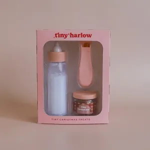 Tiny Tummies Puree & Milk Bottle Set - Gingerbread Christmas Gift Pack