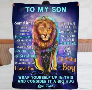 To My Son - Blanket - Christmas Gift  - Nss