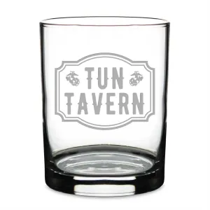 Tun Tavern Double Old Fashion Glass*