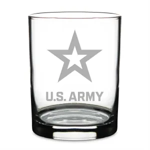 US Army Double Old Fashion Glass*
