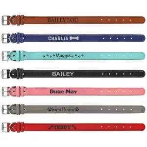 Vegan Leather Pet Collar