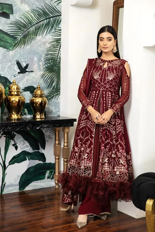Victoire | Alizeh Royale De Luxe Collection | Unstitched Embroidered Chiffon Suits