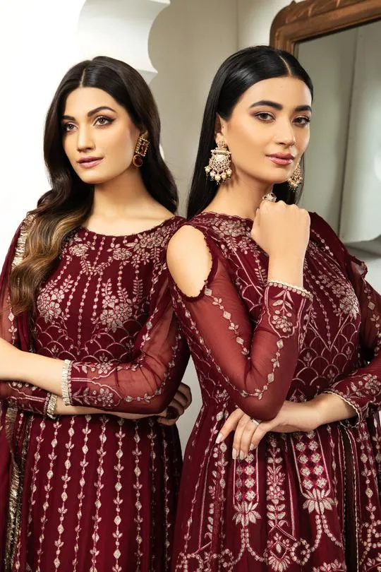 Victoire | Alizeh Royale De Luxe Collection | Unstitched Embroidered Chiffon Suits