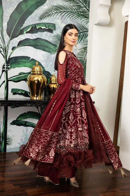 Victoire | Alizeh Royale De Luxe Collection | Unstitched Embroidered Chiffon Suits
