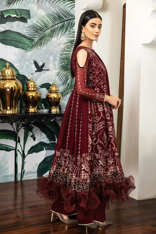 Victoire | Alizeh Royale De Luxe Collection | Unstitched Embroidered Chiffon Suits