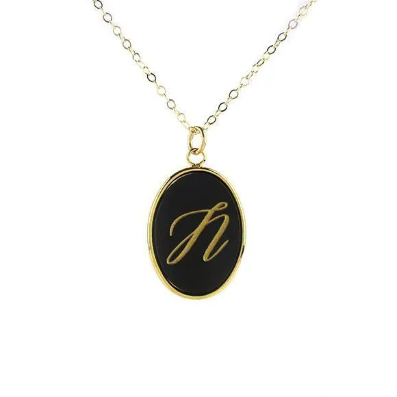 Vineyard Single Initial Necklace (WS)
