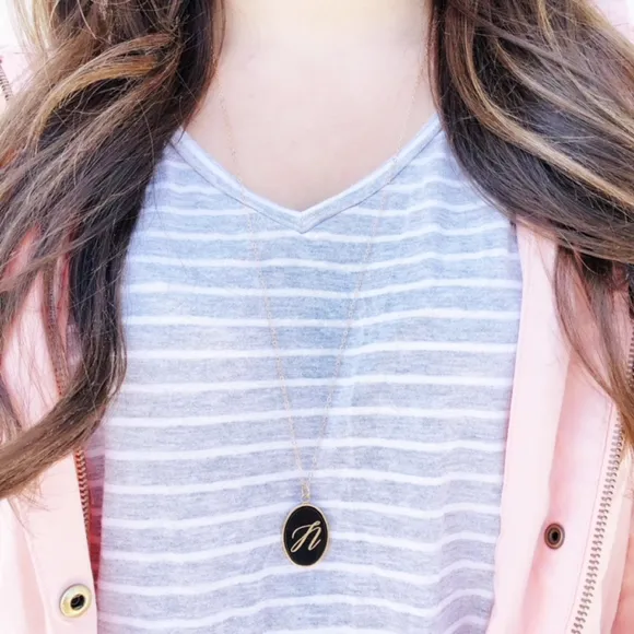 Vineyard Single Initial Necklace (WS)