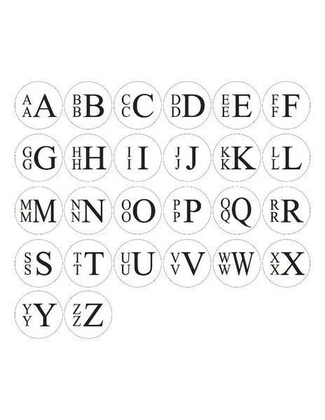 Vineyard Stacked Monogram Lapel Pin (WS)