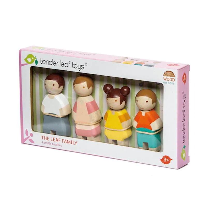 Wooden Doll Family