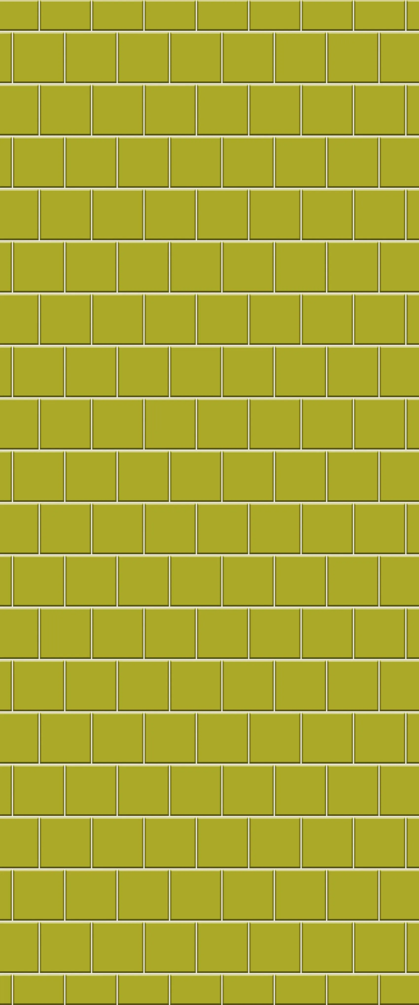 Yellow Large Square's Tile Acrylic Shower Wall Panel 2440mm x 1220mm ( 3mm Thick)