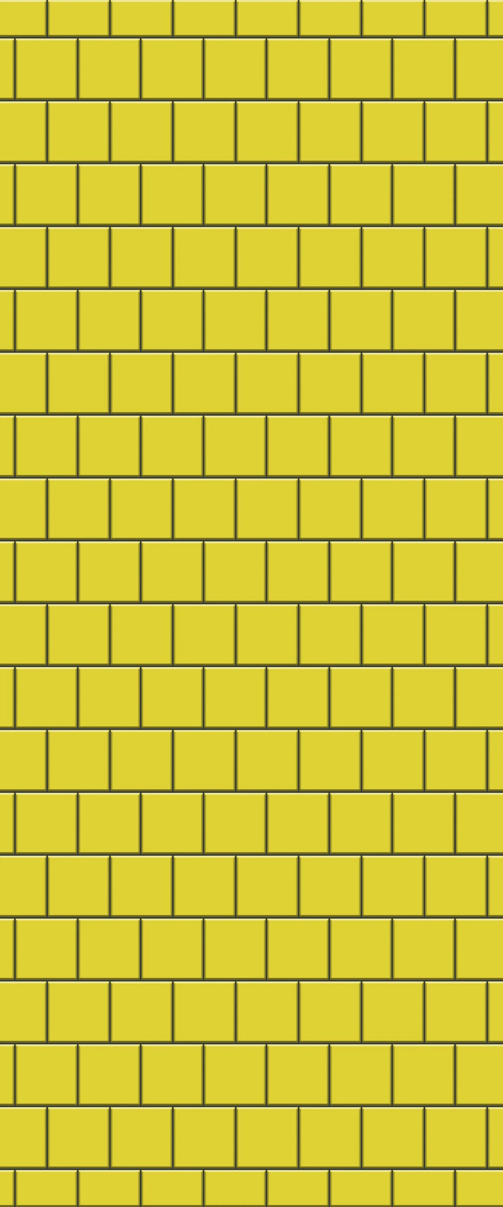 Yellow Large Square's Tile Acrylic Shower Wall Panel 2440mm x 1220mm ( 3mm Thick)