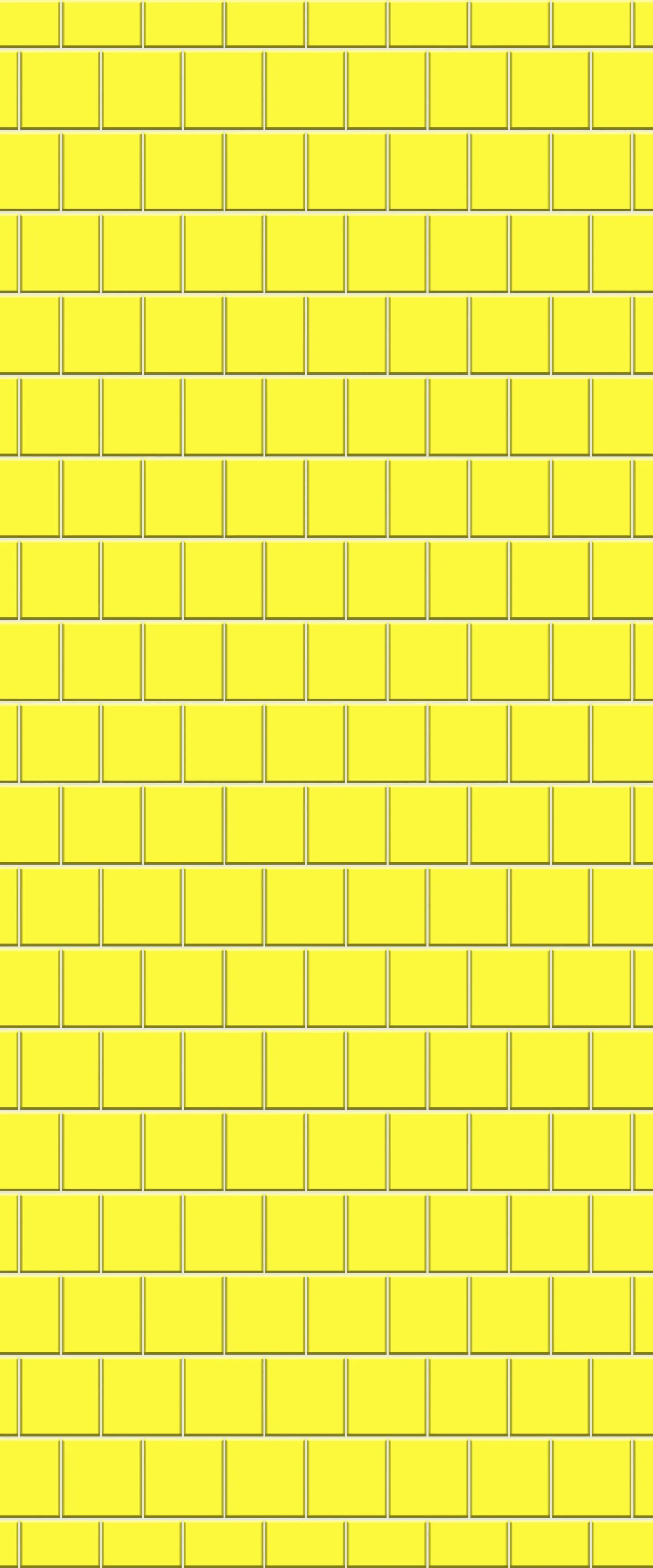 Yellow Large Square's Tile Acrylic Shower Wall Panel 2440mm x 1220mm ( 3mm Thick)