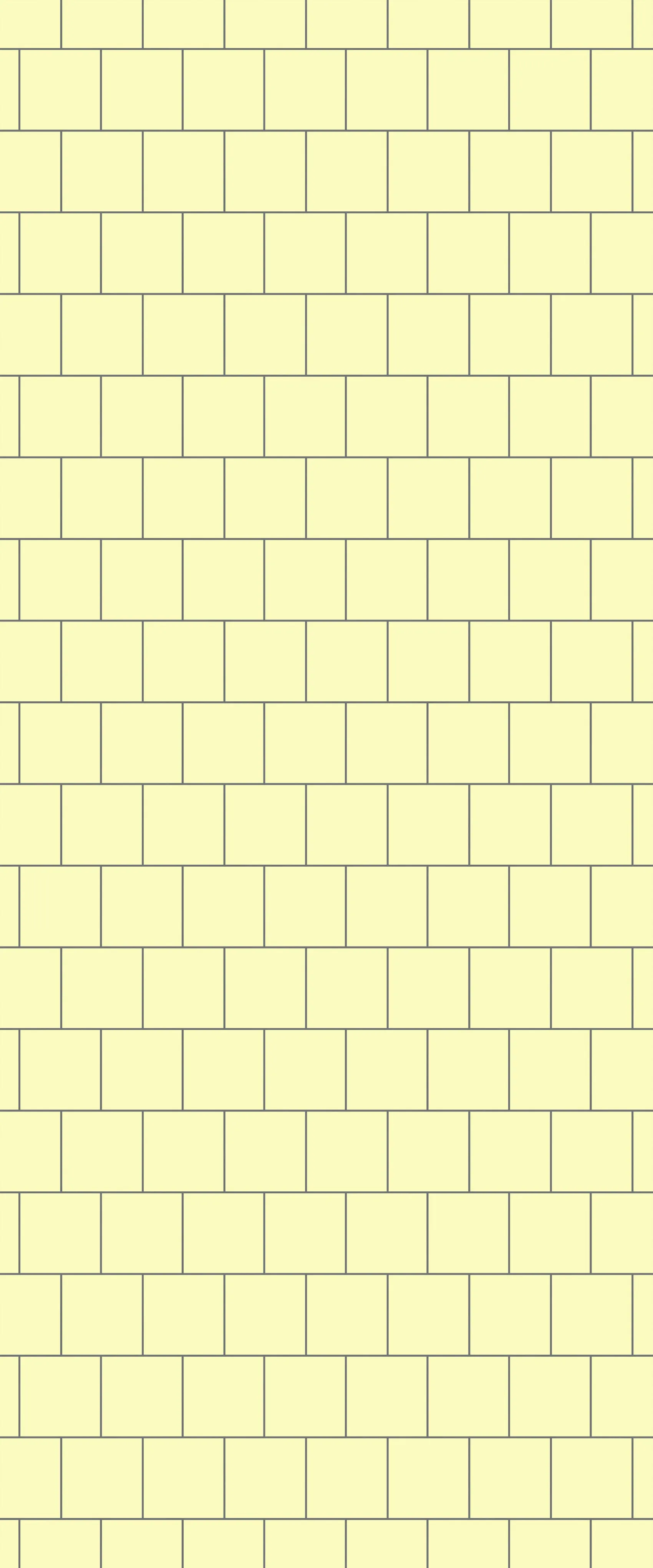 Yellow Large Square's Tile Acrylic Shower Wall Panel 2440mm x 1220mm ( 3mm Thick)
