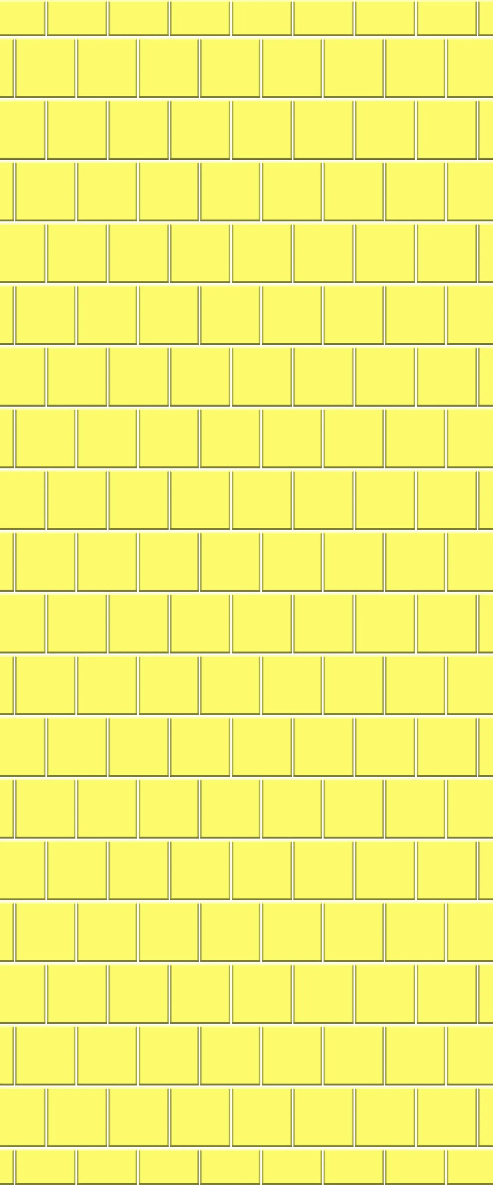 Yellow Large Square's Tile Acrylic Shower Wall Panel 2440mm x 1220mm ( 3mm Thick)