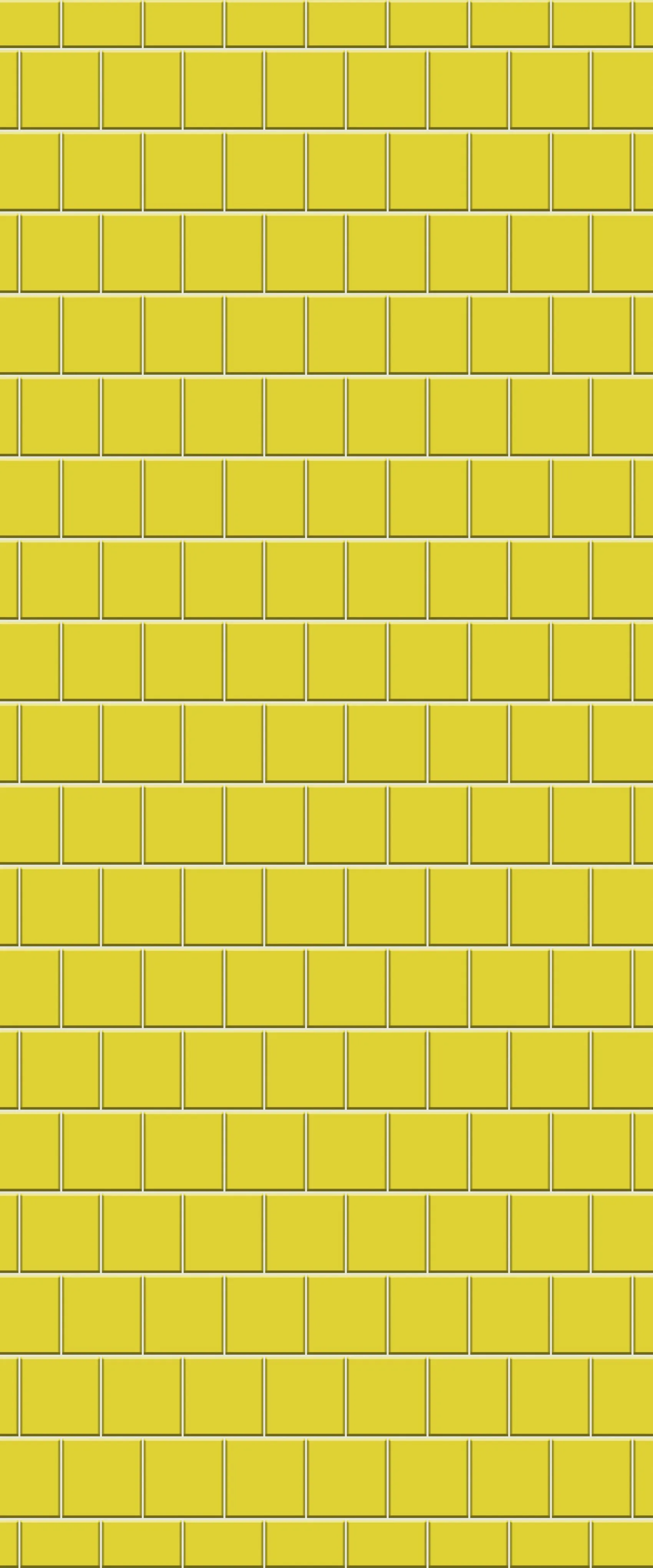 Yellow Large Square's Tile Acrylic Shower Wall Panel 2440mm x 1220mm ( 3mm Thick)