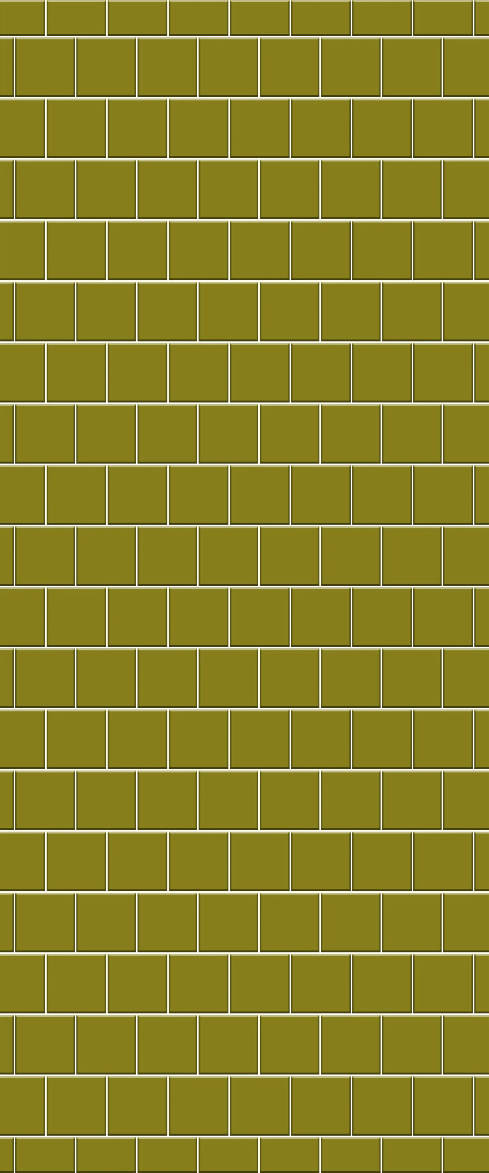 Yellow Large Square's Tile Acrylic Shower Wall Panel 2440mm x 1220mm ( 3mm Thick)