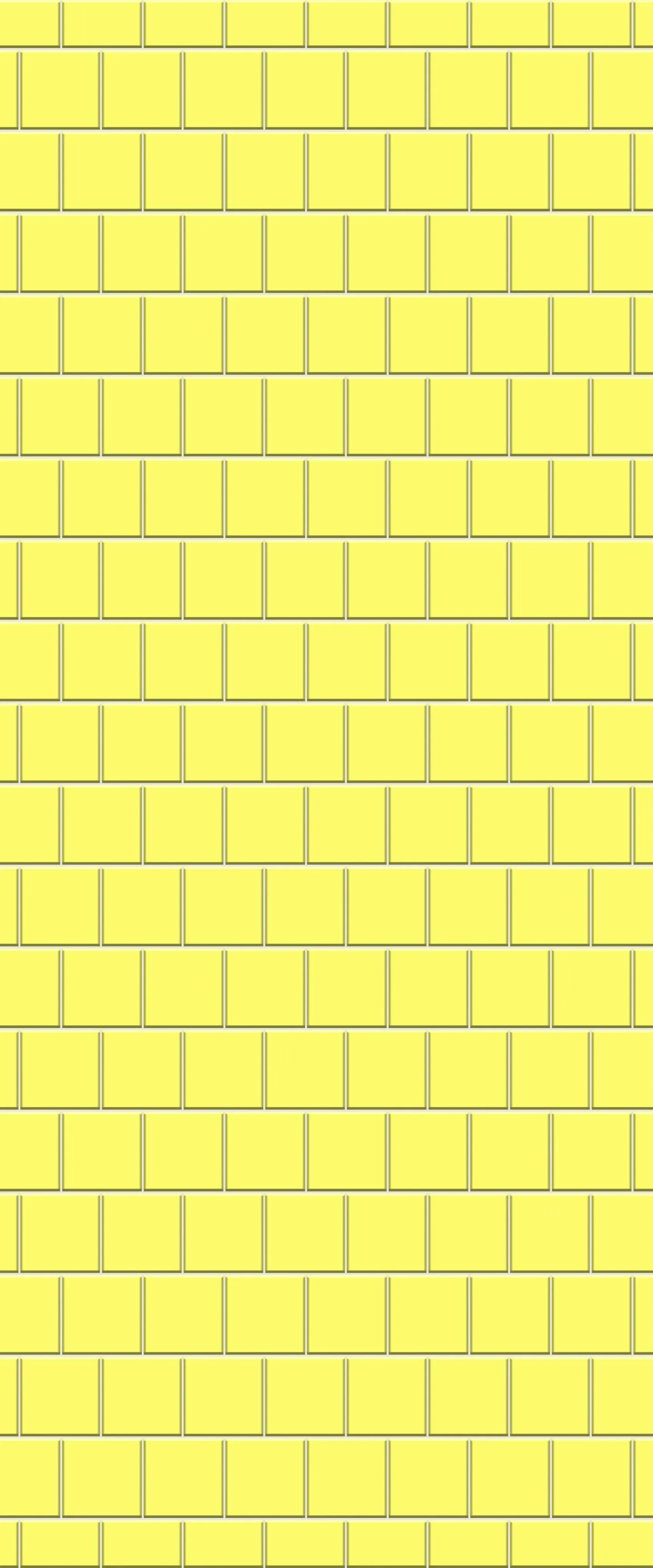 Yellow Large Square's Tile Acrylic Shower Wall Panel 2440mm x 1220mm ( 3mm Thick)